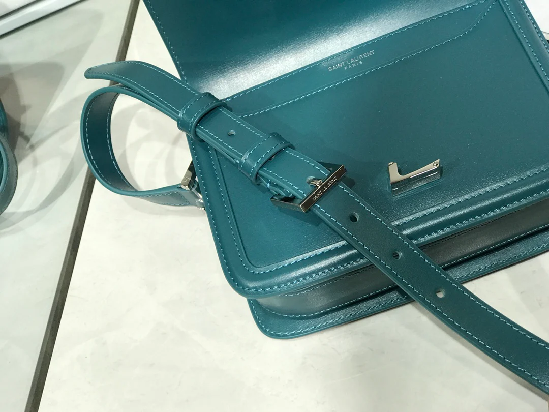 Сумка для тофу YSL Solferino - зеленая - 18 см