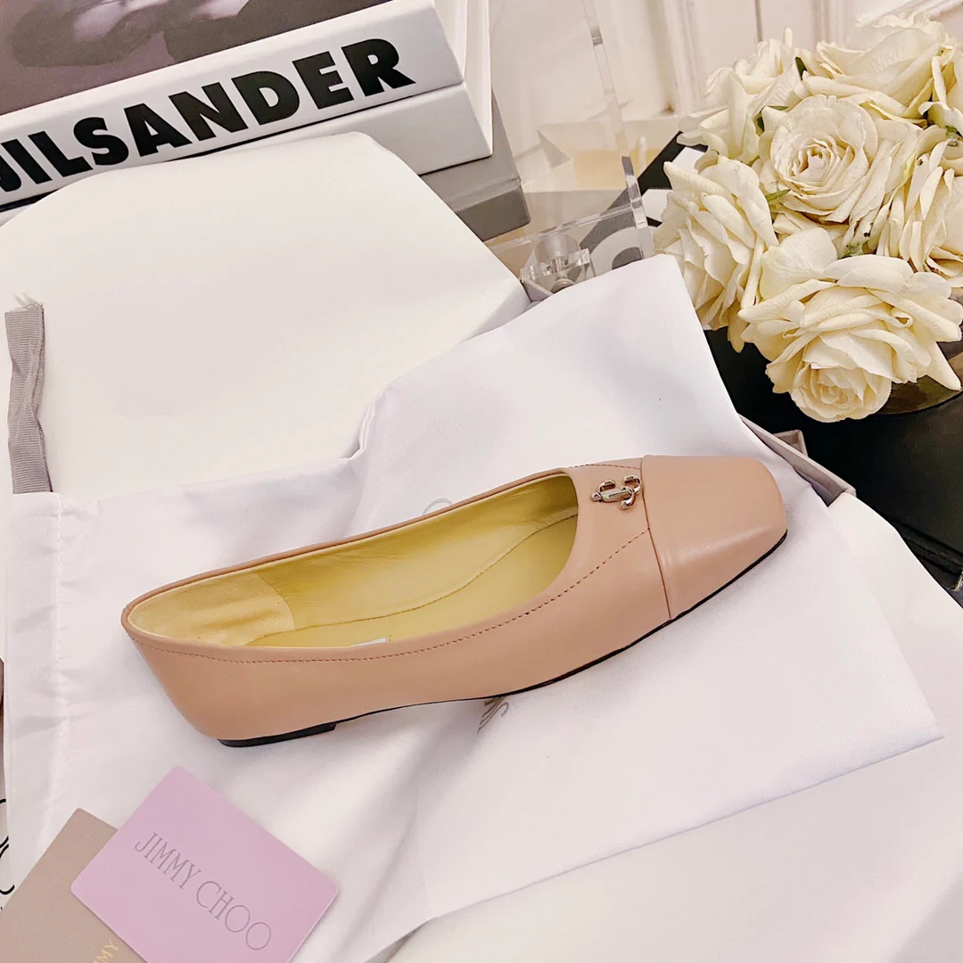 Ретро-балетки Jimmy с квадратным носком