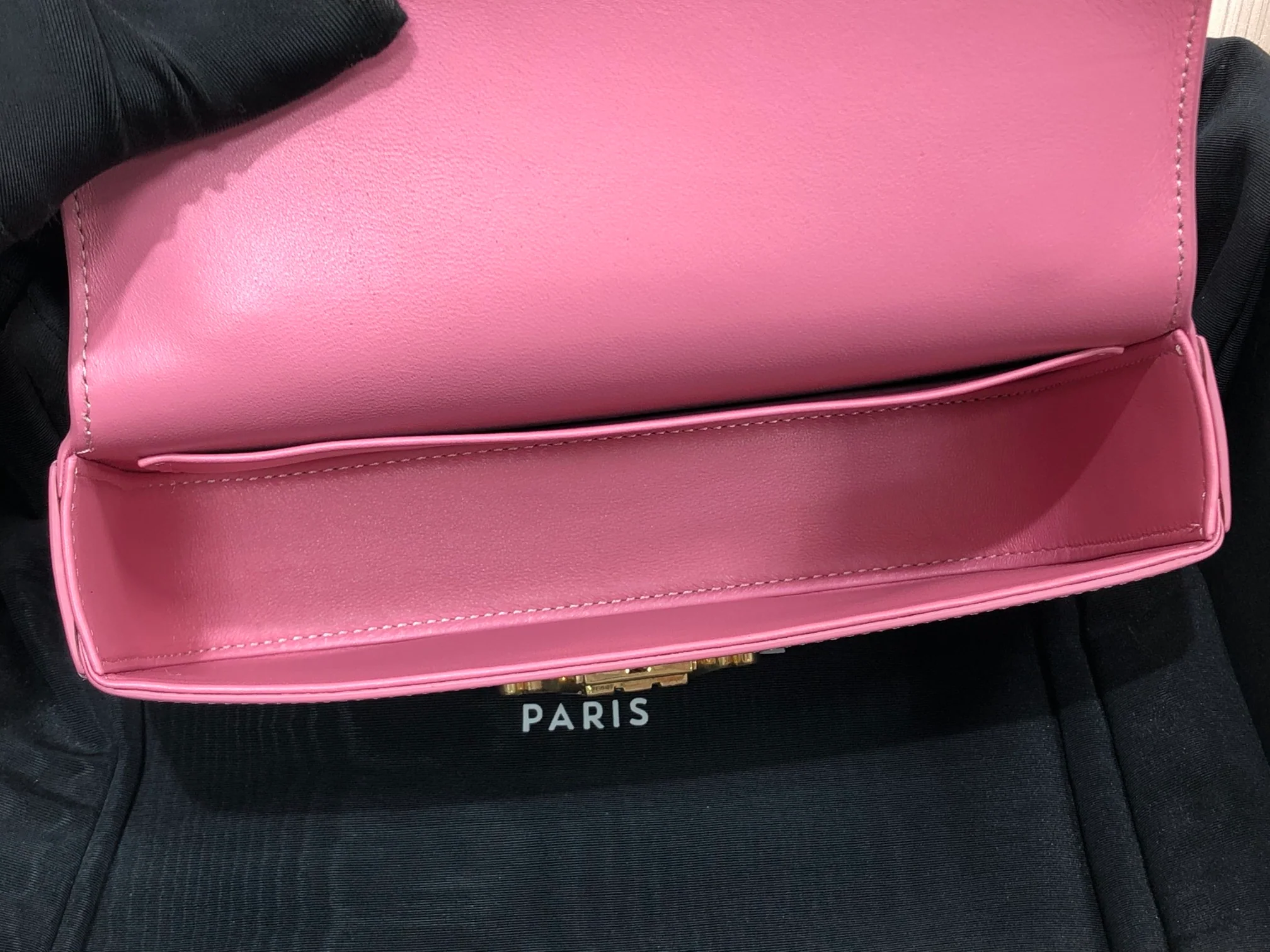 Кожаный рюкзак Celine Triomphe - сумка через плечо - 7