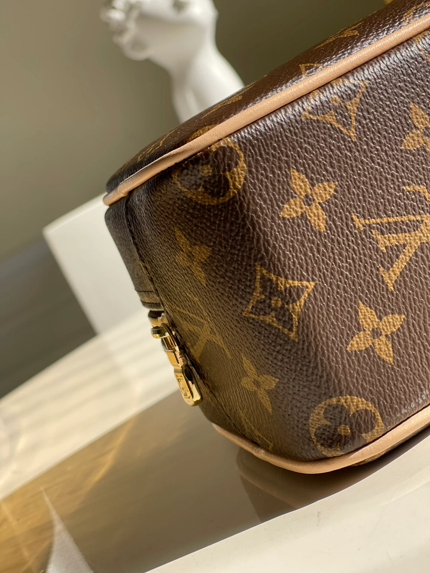 lv-m47527-damier холщовая косметичка - клатч