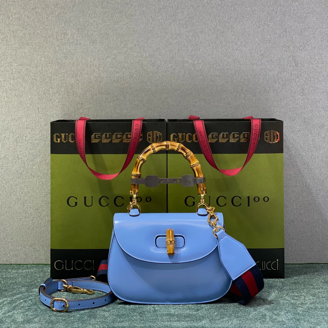 Коллекция ретро-сумок Gucci из бамбука - 6