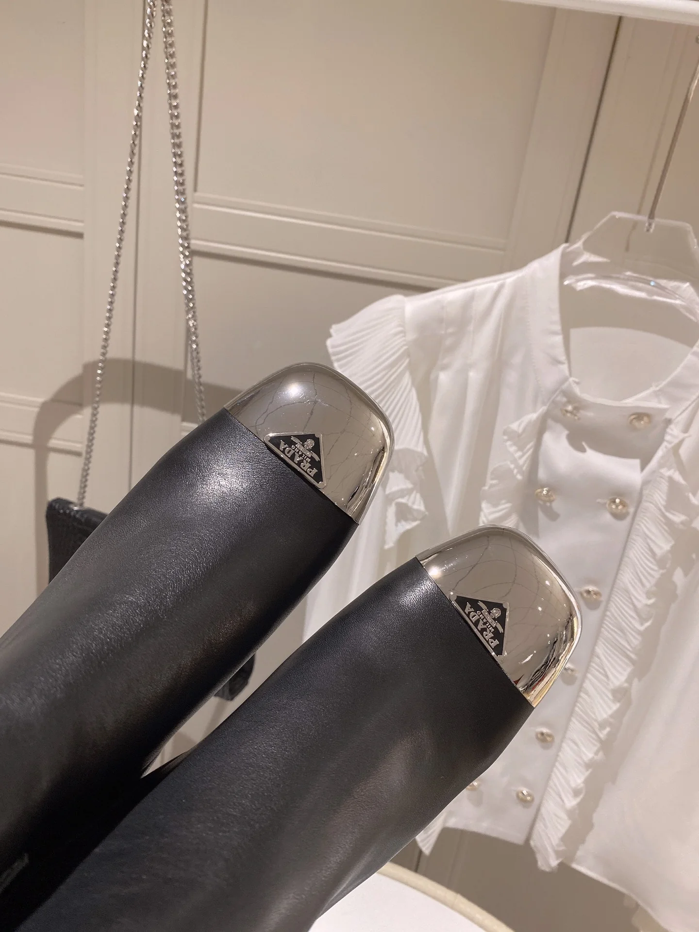 Коллекция Prada 2022 года с подиума - Ботильоны