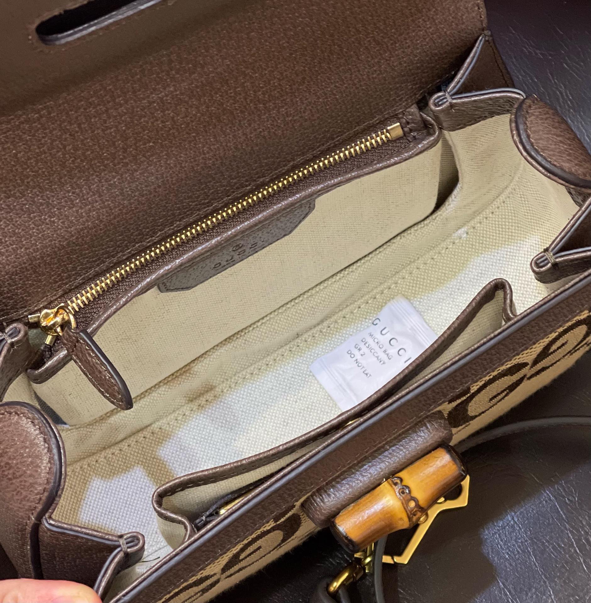 Сумка Gucci Bamboo Saddle Bag, маленькая, 21x15x7 см.