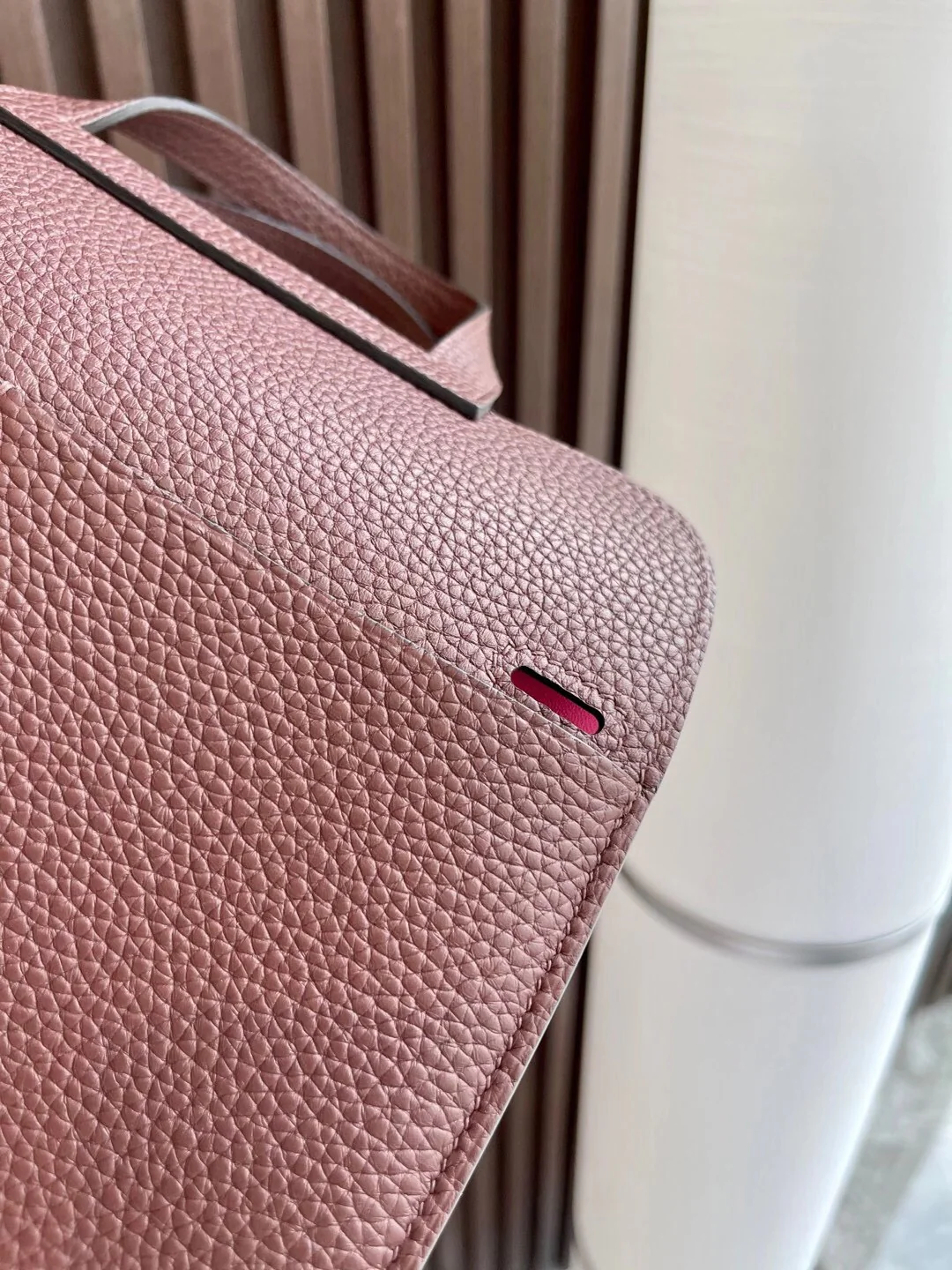 Hermes-halzan-25-малиновая пудра-серебряная пряжка