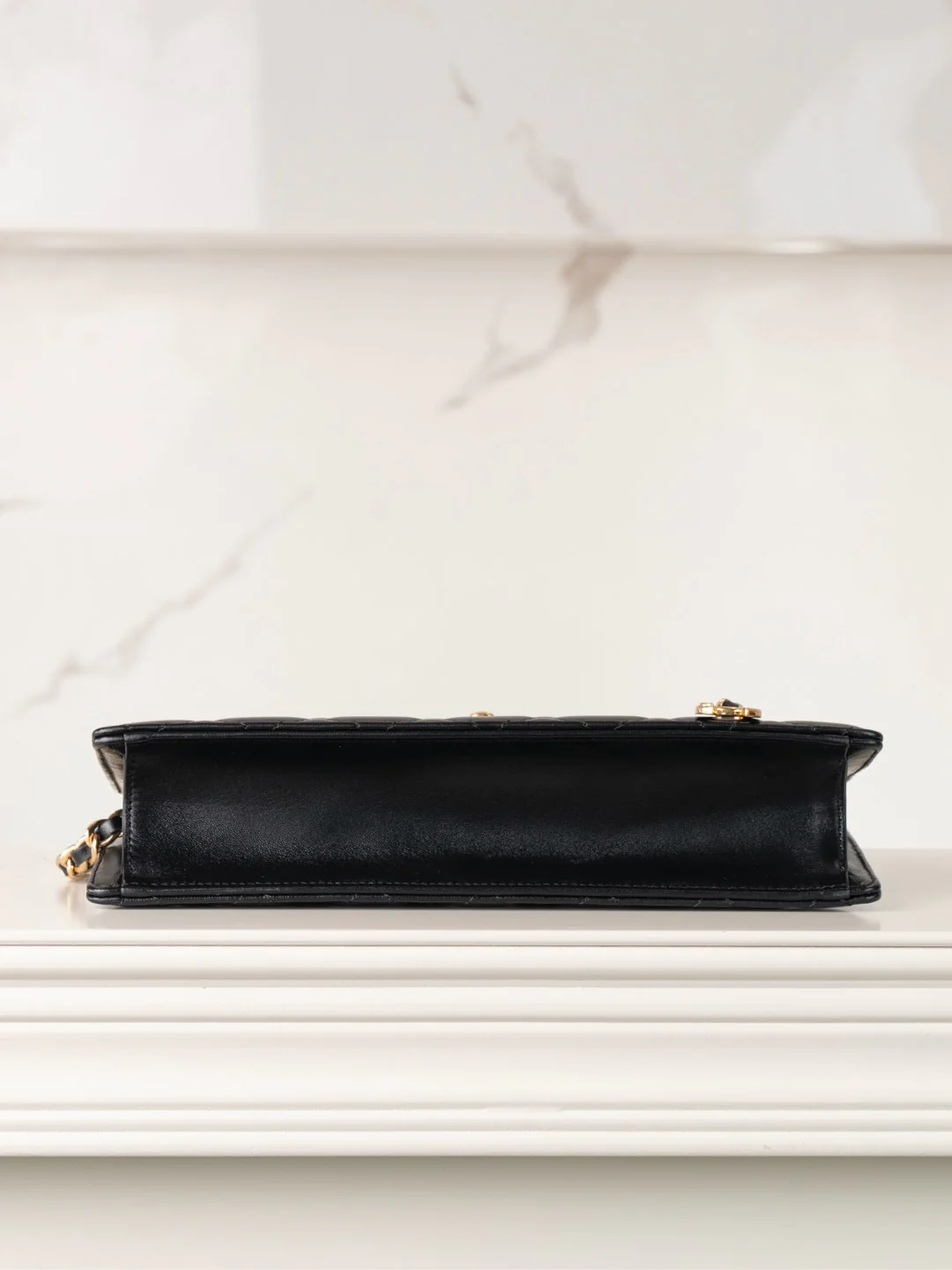 Сумка для ужина в стиле ретро с подиумом, 24 карата - черная.