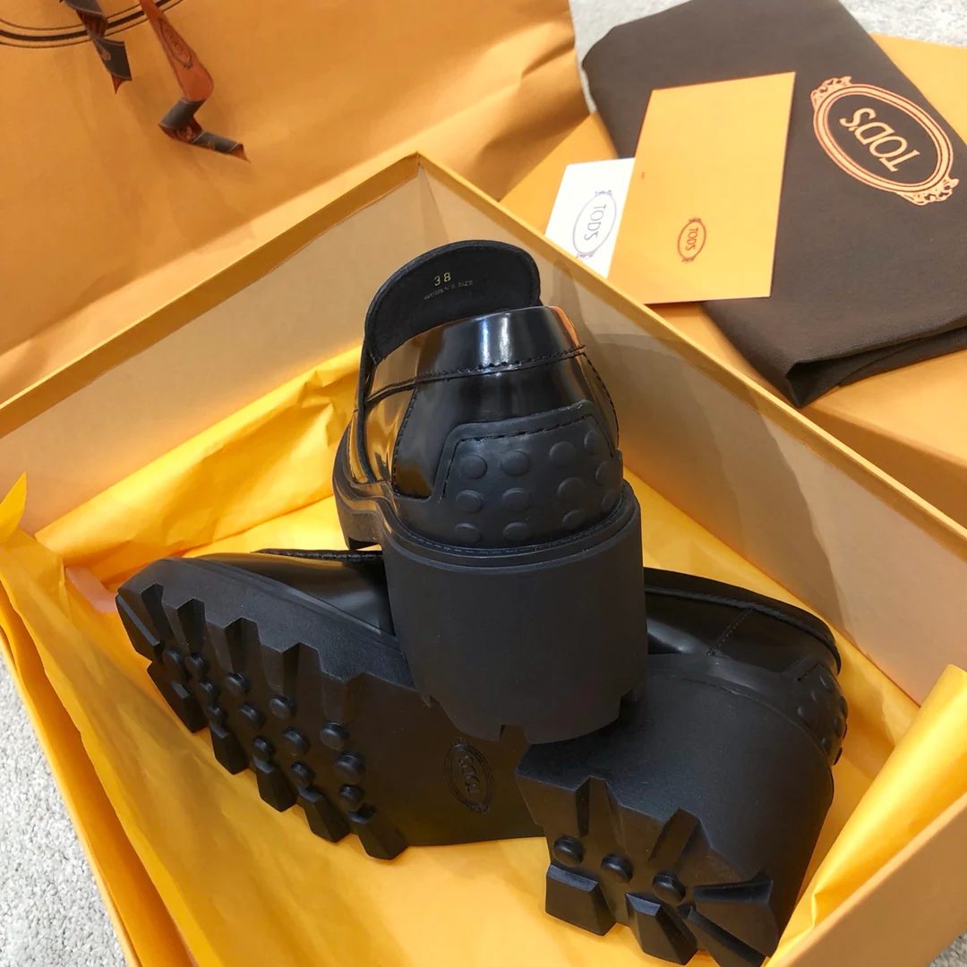 Лоферы на платформе Tods - 3