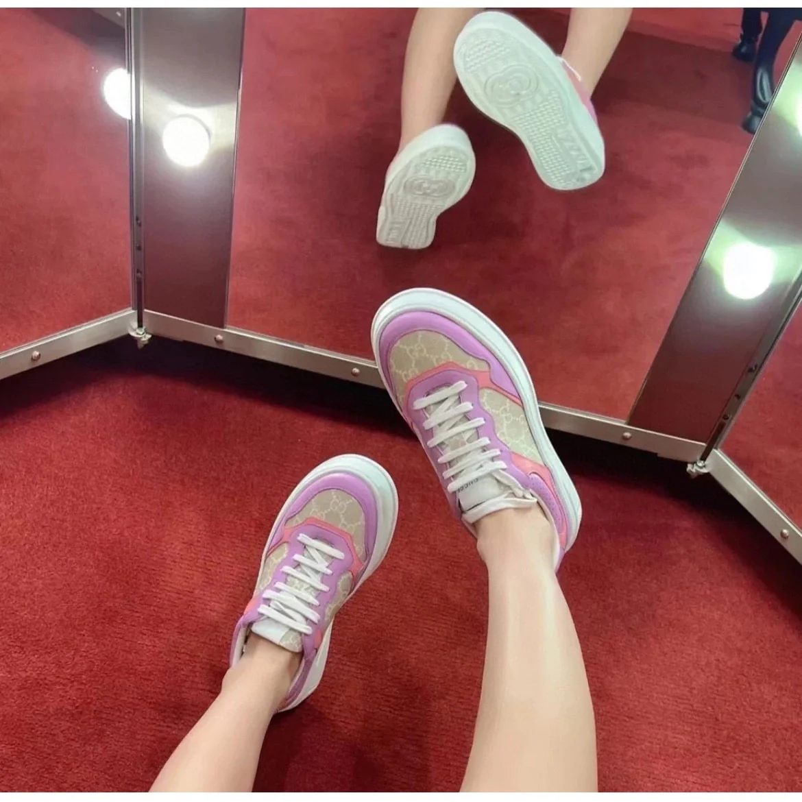 Gucci - Кроссовки на платформе - Повседневная обувь - Кроссовки