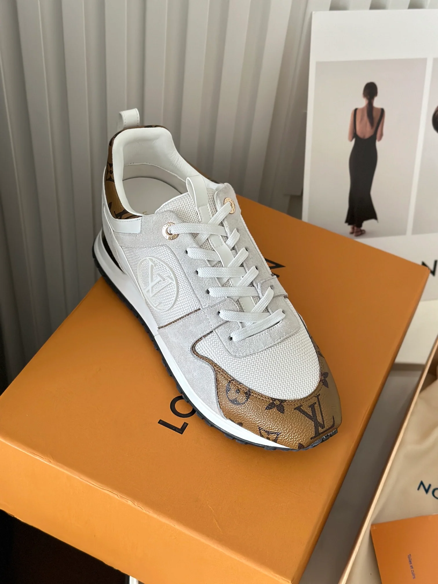 Кроссовки LV Runaway - серия Milk Tea Brown - модель 3