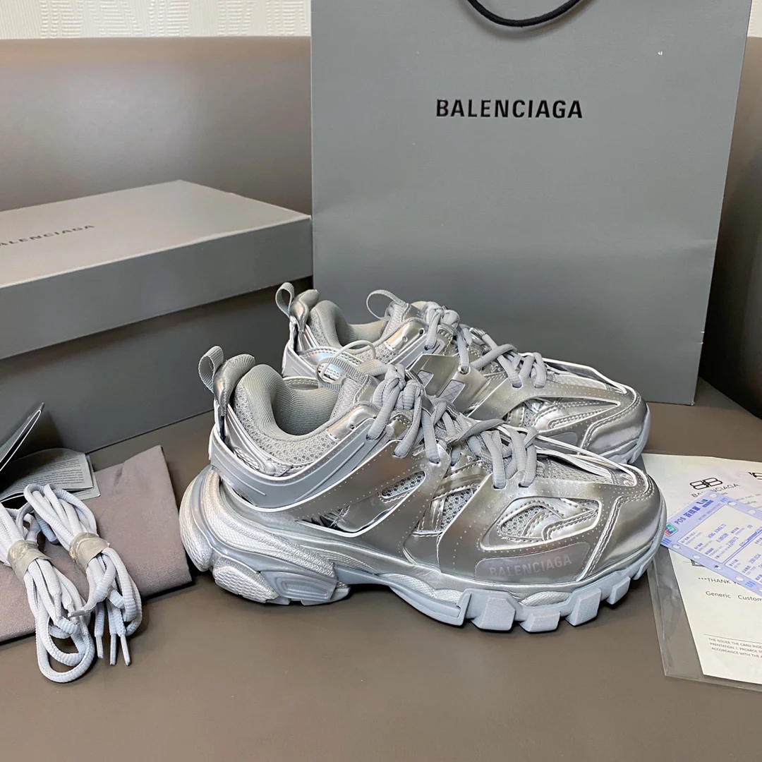 Кроссовки Balenciaga Track 3-0 на массивной подошве для пар - серия Rainbow, версия Gold Label - размеры 35-62