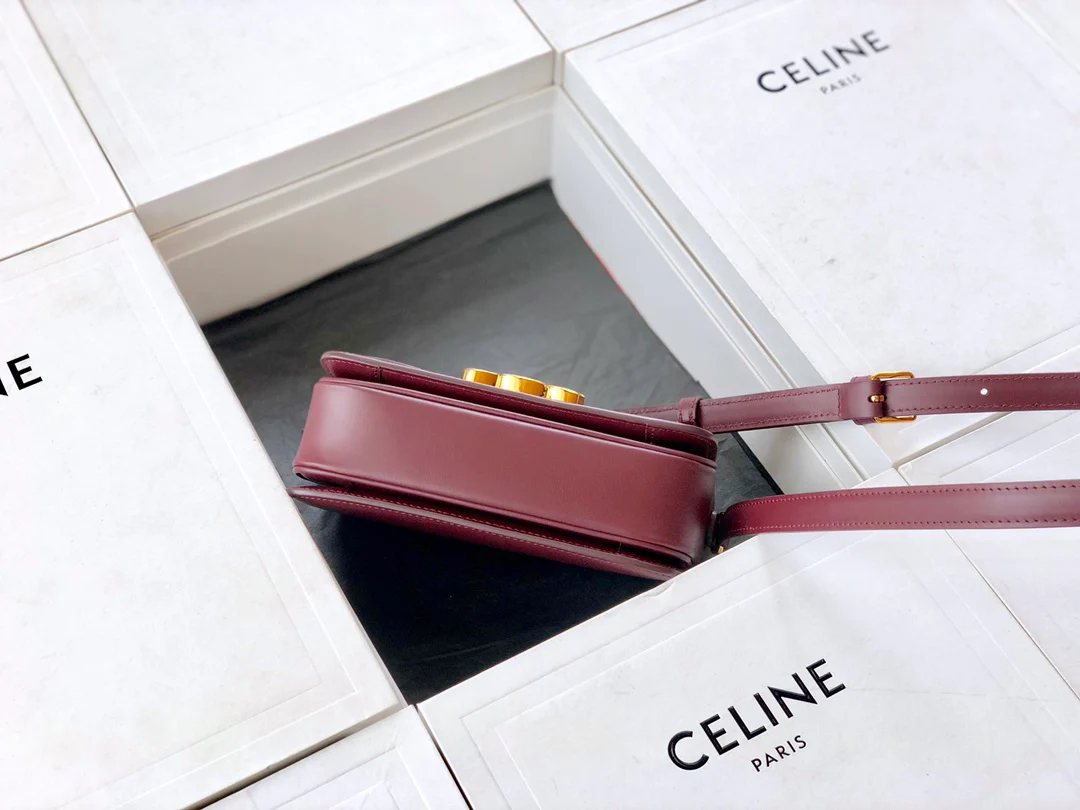 Сумка Celine Triomphe из телячьей кожи - подростковая - 18 - 5 см