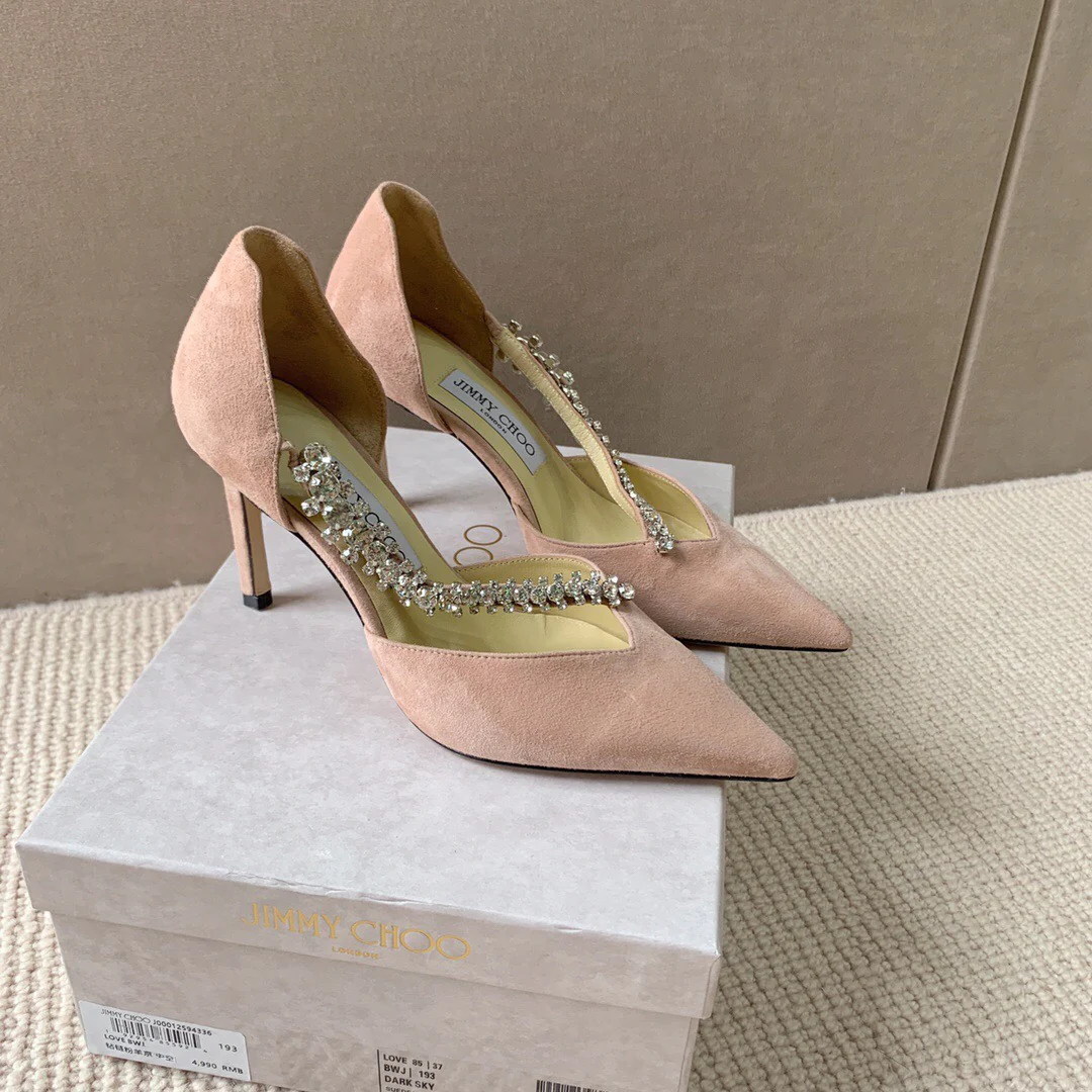 Туфли на высоком каблуке с острым носком Jimmy