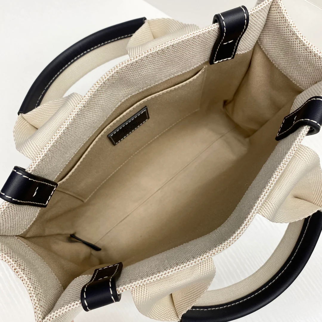 Сумка-тоут Chloe Woody - Маленькая - Черно-синяя