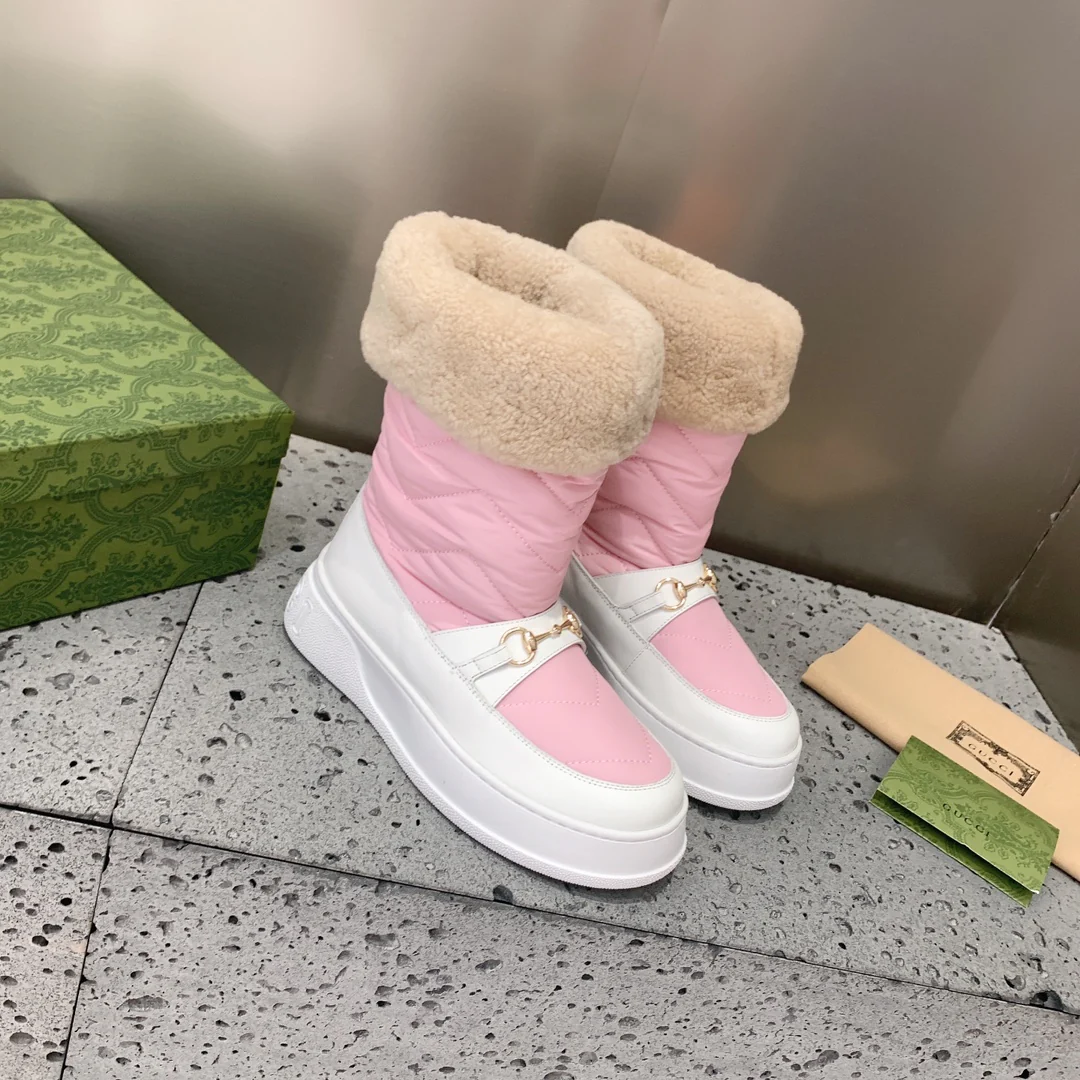 Gucci - Новинка сезона осень/зима 2022 - Шерстяные сапоги