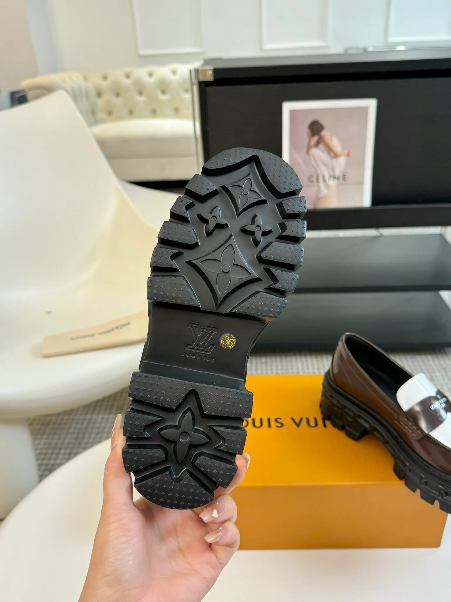 Лоферы LV-2024 - Кофейный