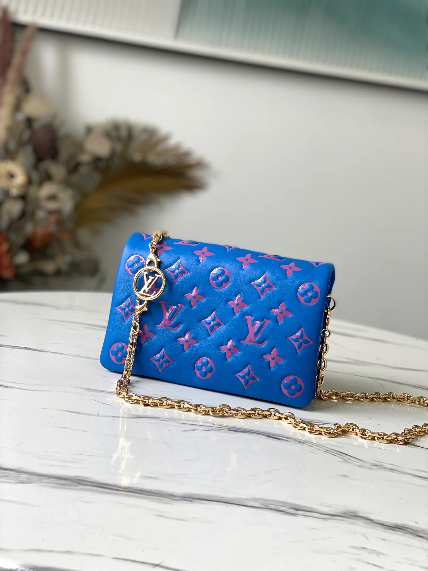 m80743-LV-pochette-Coussin сумка-цепочка