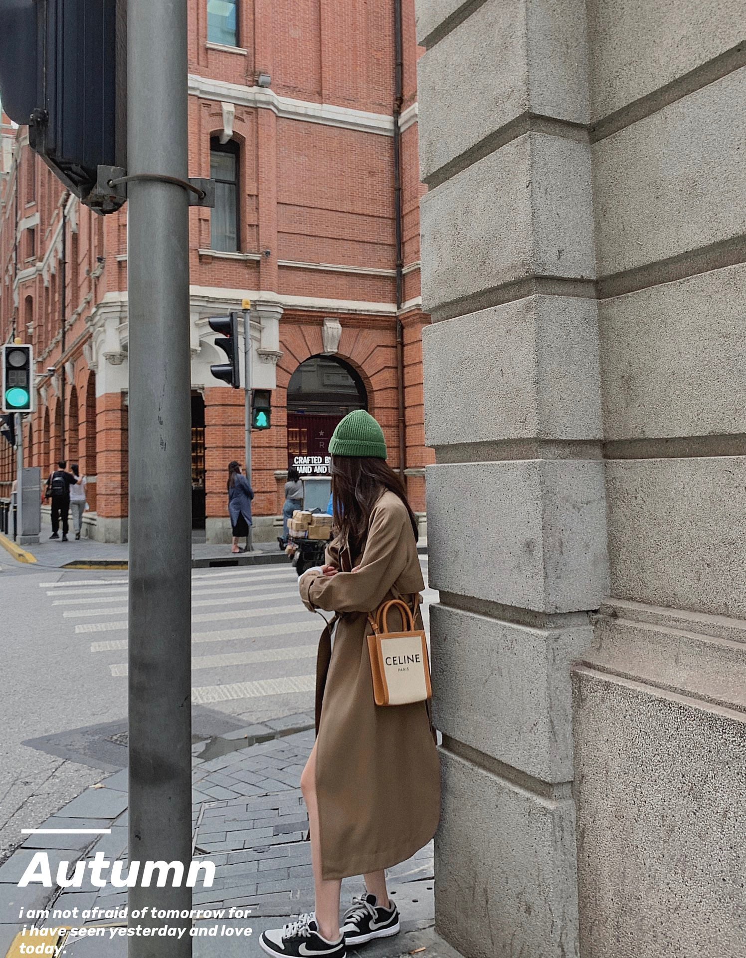 Миниатюрная вертикальная сумка Celine Cabas из кожи с принтом