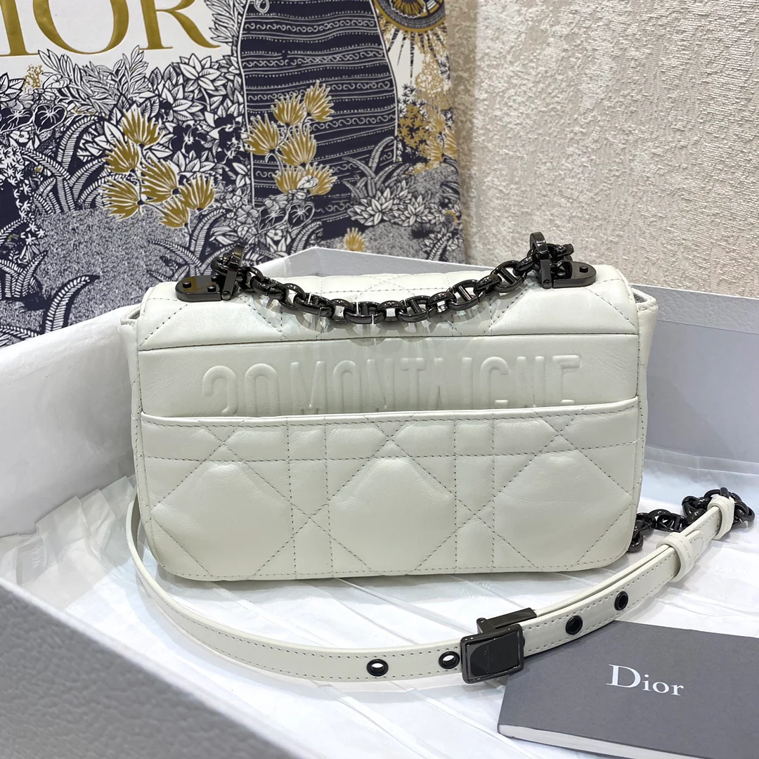 Стеганая сумка Dior Caro, маленькая, черная - 1