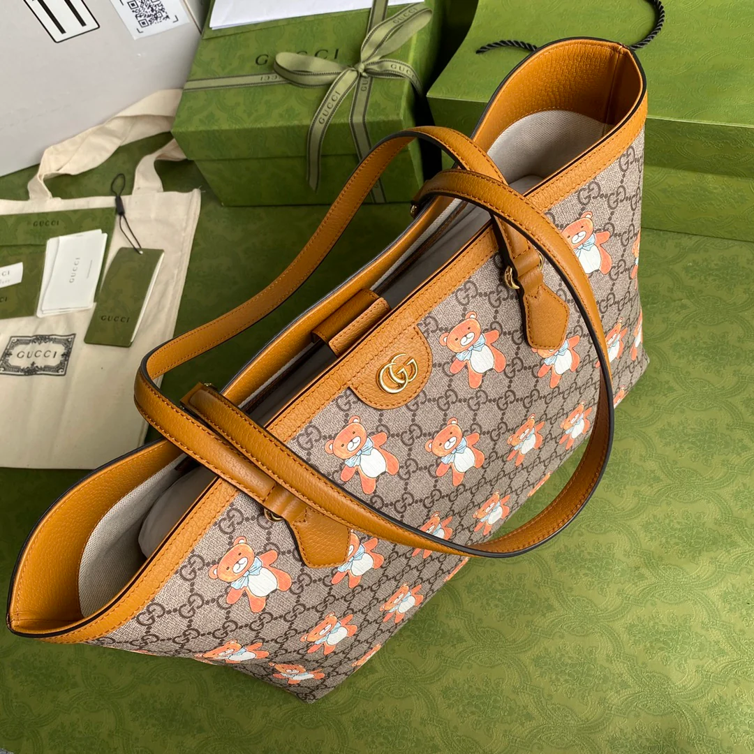 Сумка-шоппер Gucci в виде плюшевого мишки - 4 шт.