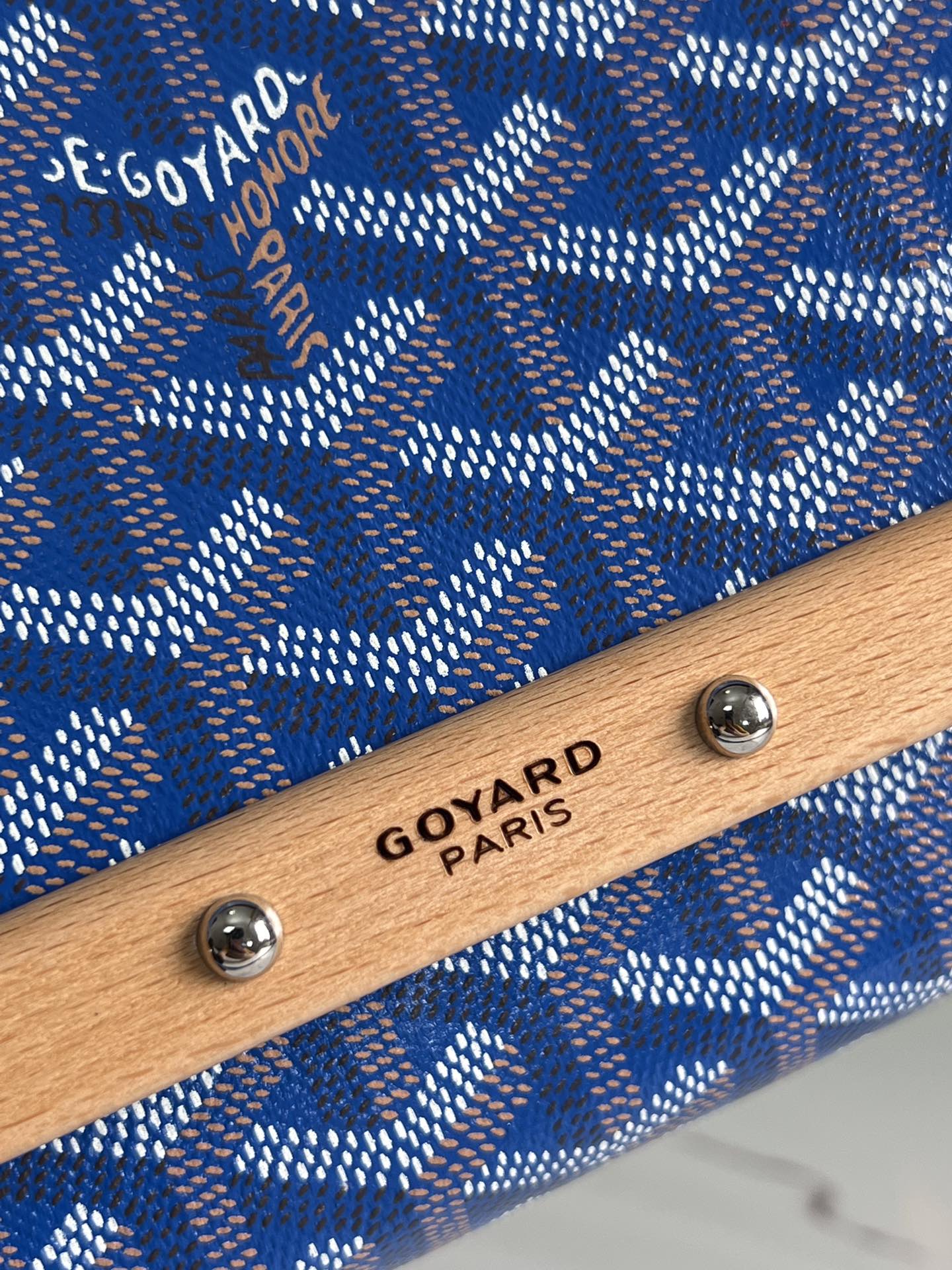 Клатч Goyard Monte Carlo, маленький, синий.