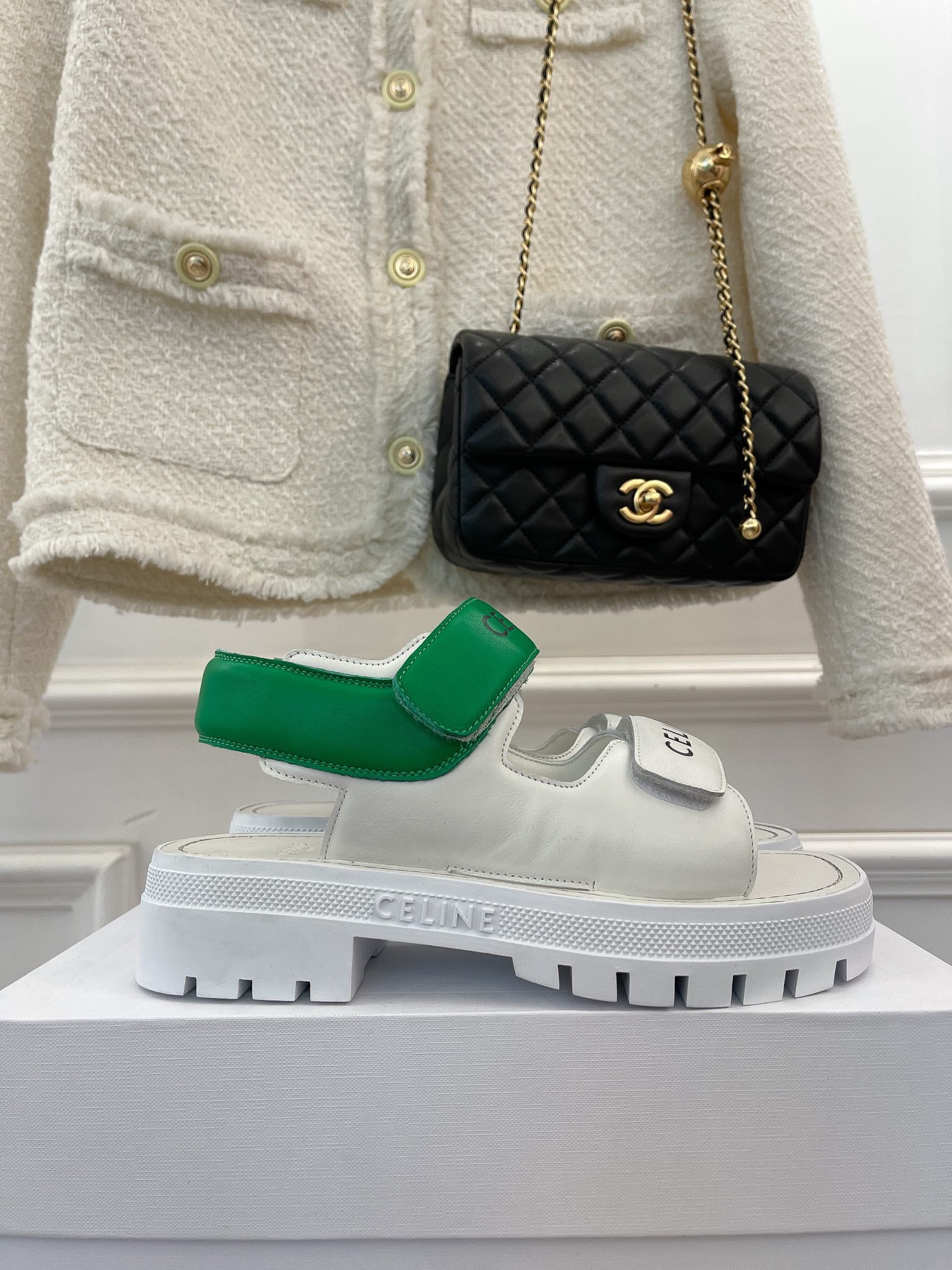 Сандалии на платформе Celine - 1