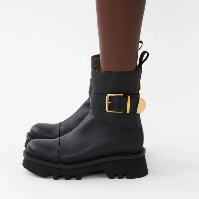 Новинка 2023 года от Chloe - Ботинки Martin - Ботильоны