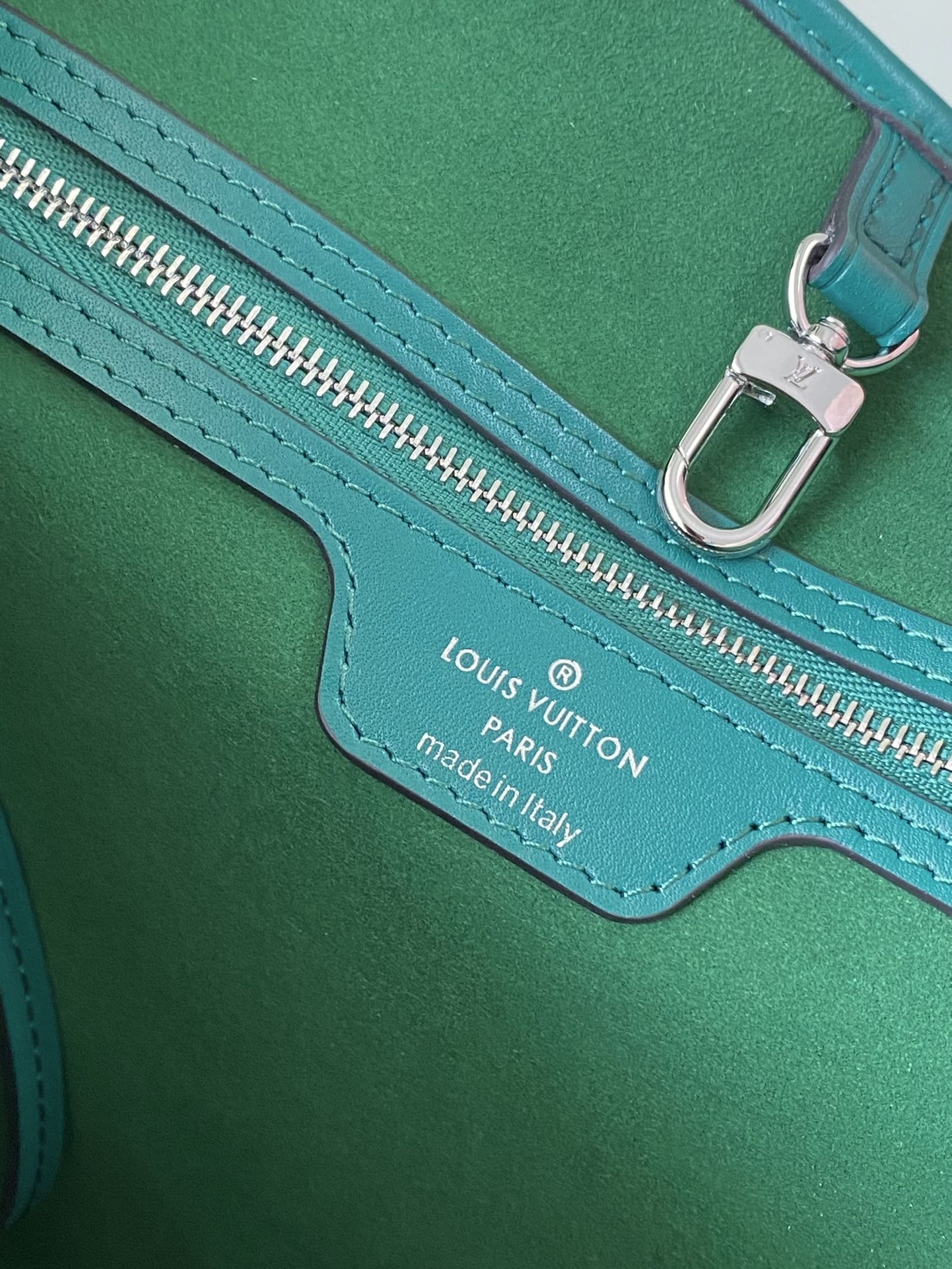 Сумка LV-m12195-neverfull-mm, зеленая