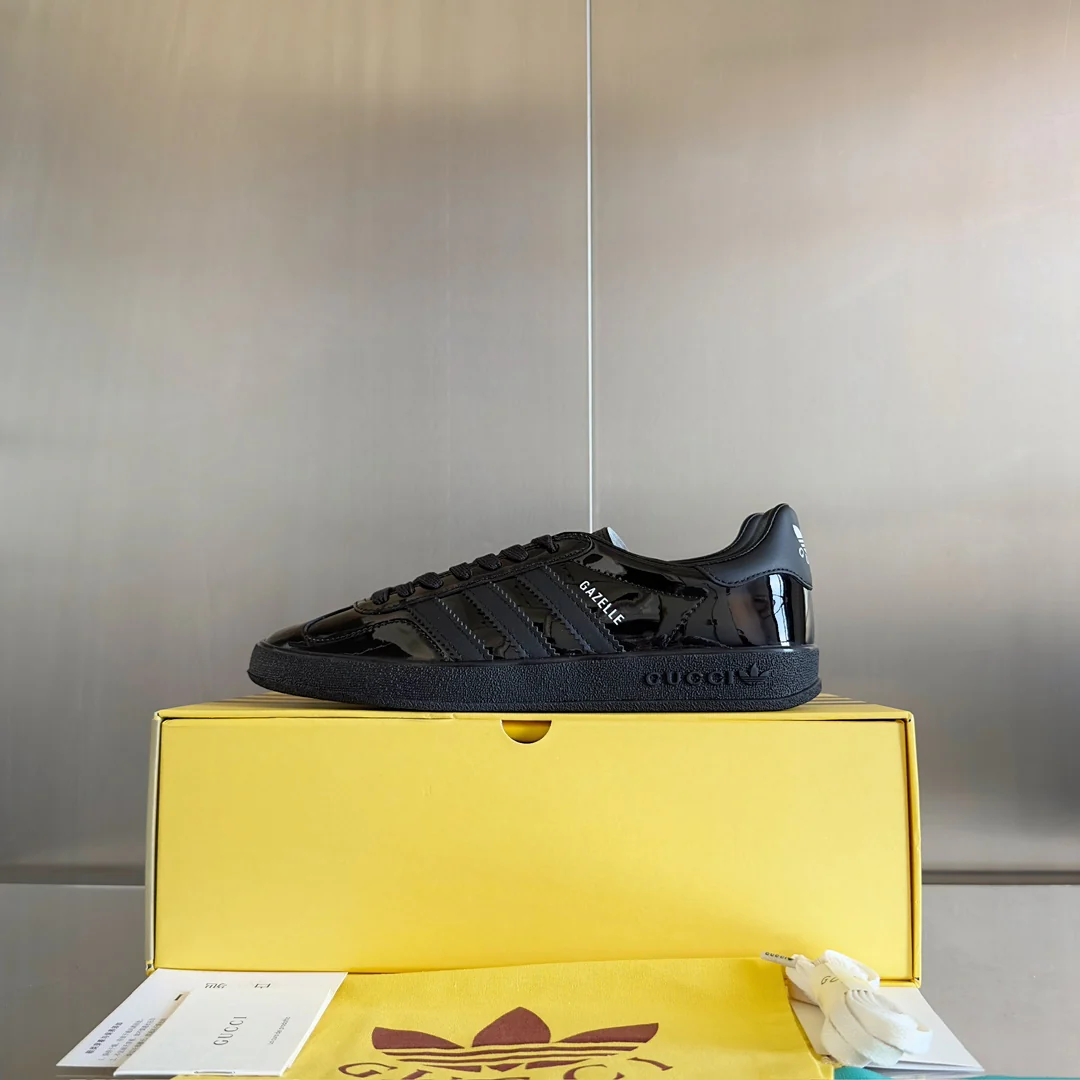 Скейтбордистские кроссовки Gucci 2024 - черные