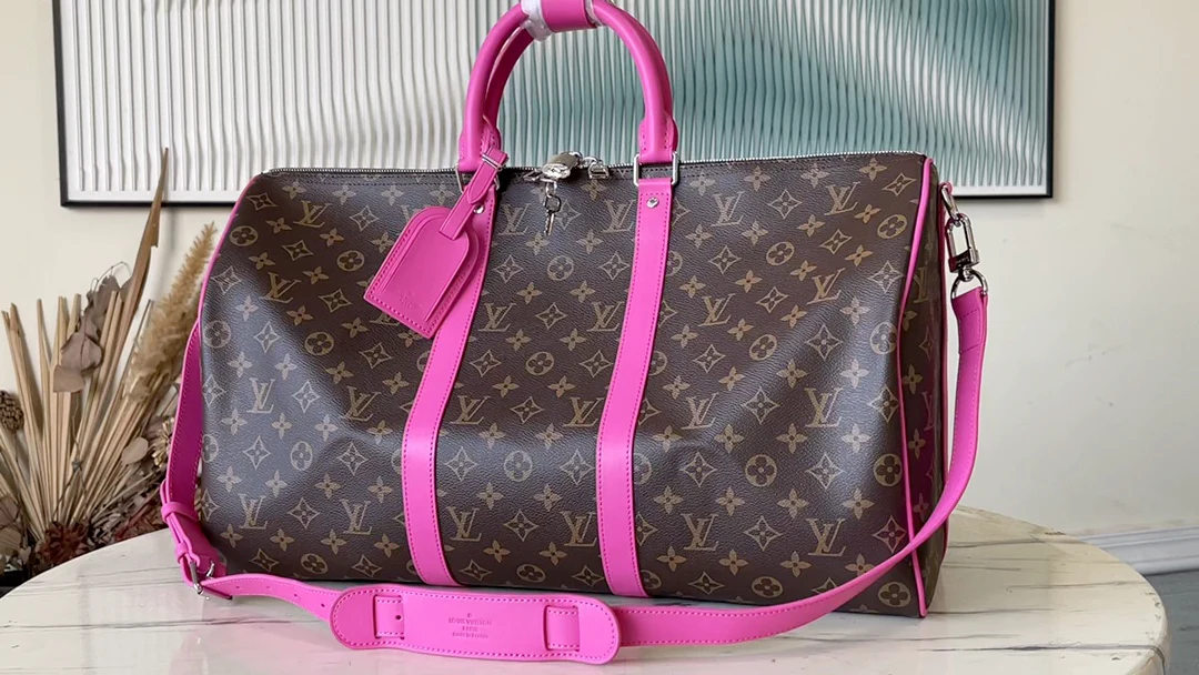 m41416-LV-Keepall-Travel Bag-Fuchsia