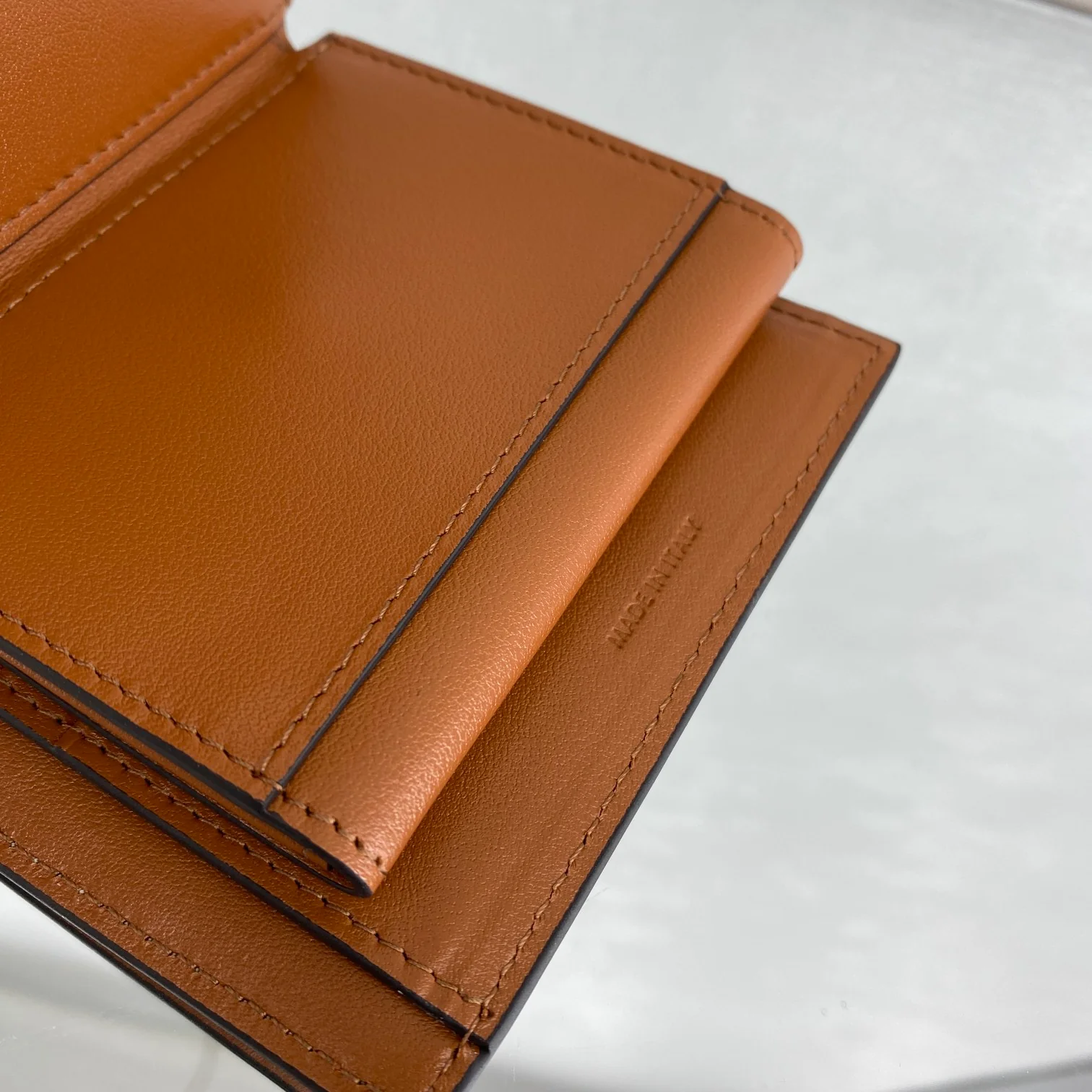 Celine-TRIOMPHE 翻盖卡包钱包 牛仔蓝