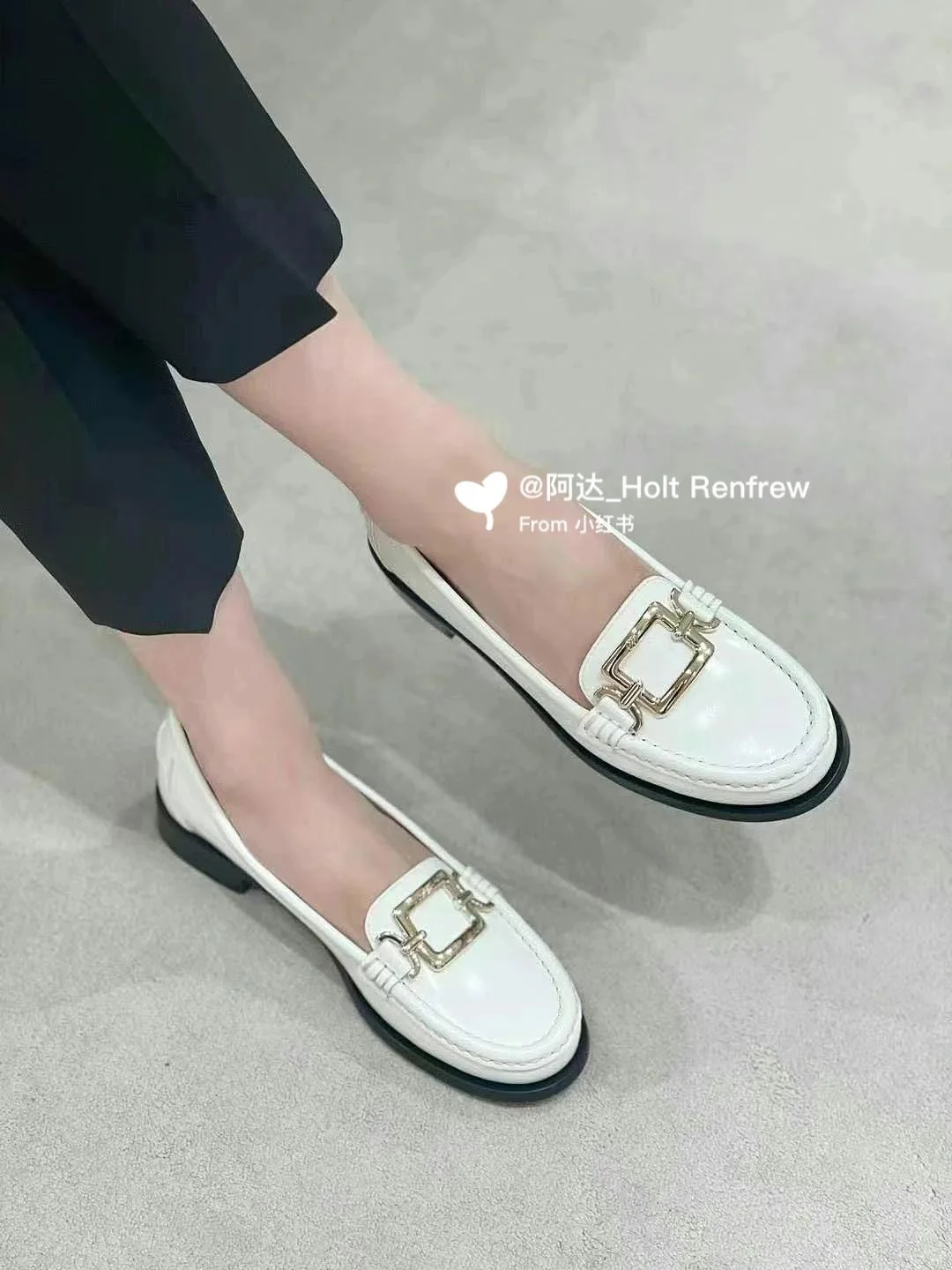 Обувь RV - Новинки осени/зимы 2023 - Лоферы - Балетки - Белое золото