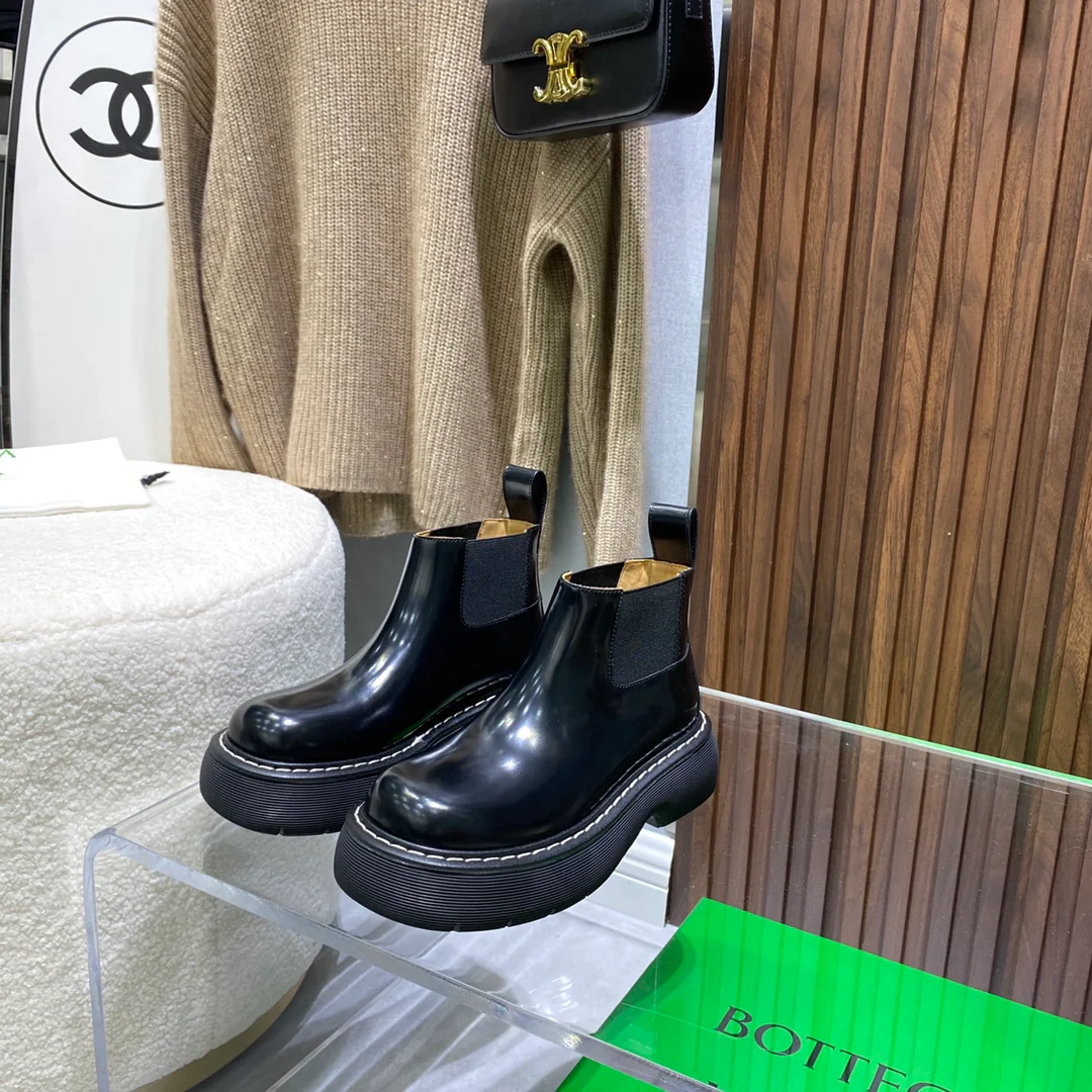 BV - Ботильоны на платформе - Черные