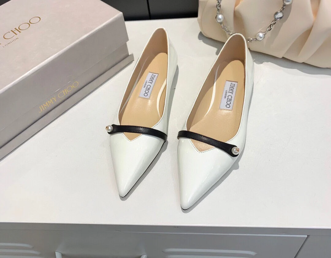 Балетки Jimmy Pearl с пряжкой и острым носком - 2 шт.