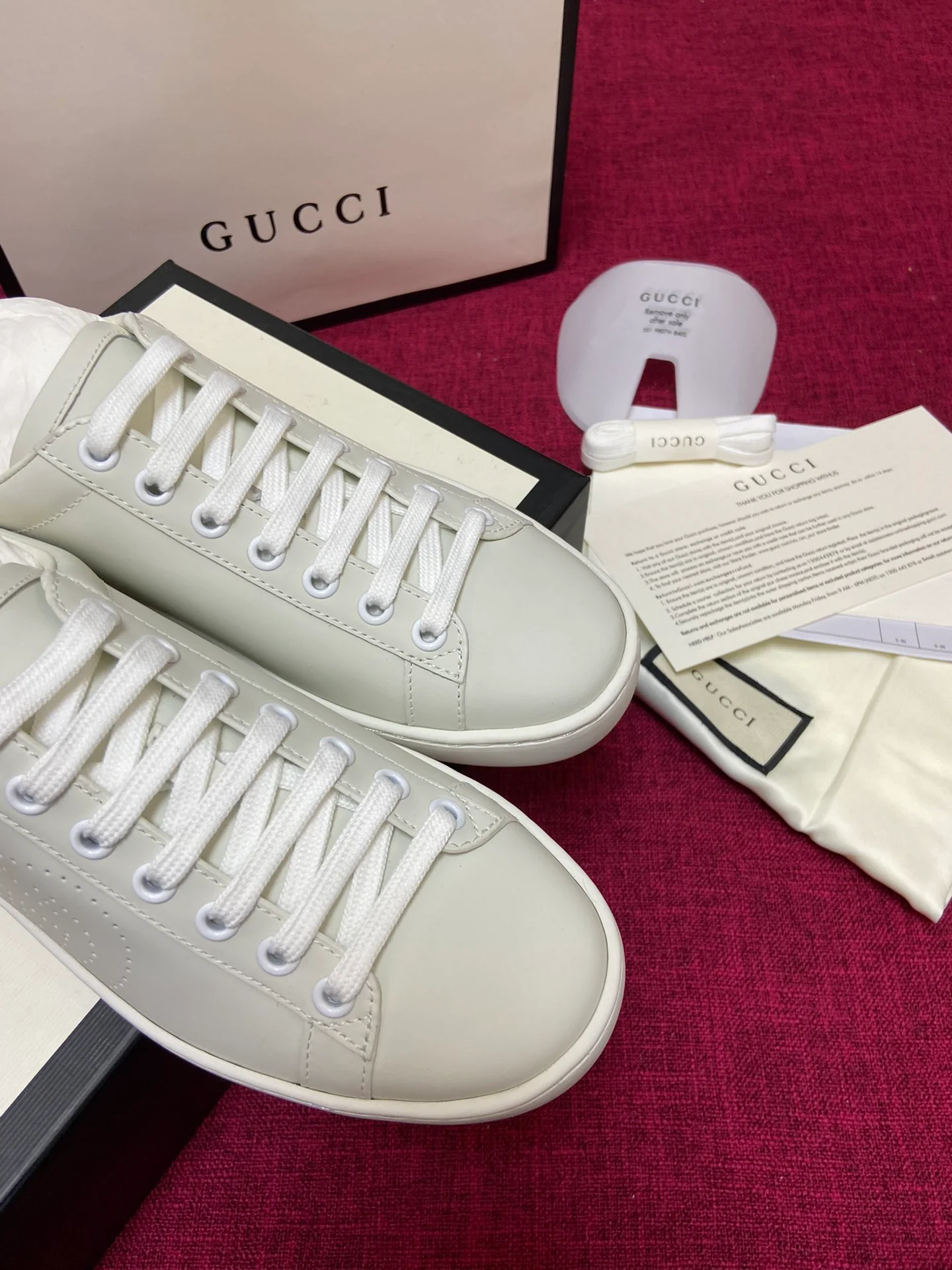 Gucci - Белые кроссовки - Кроссовки - Повседневная обувь - 13