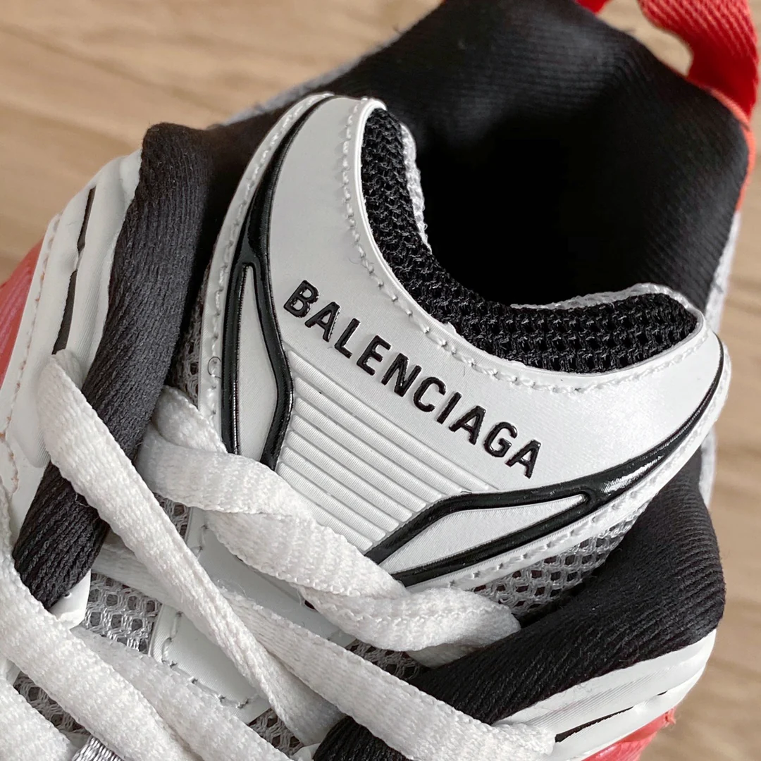 Кроссовки Balenciaga Retro Spring-Style Dad Shoes - серые и красные