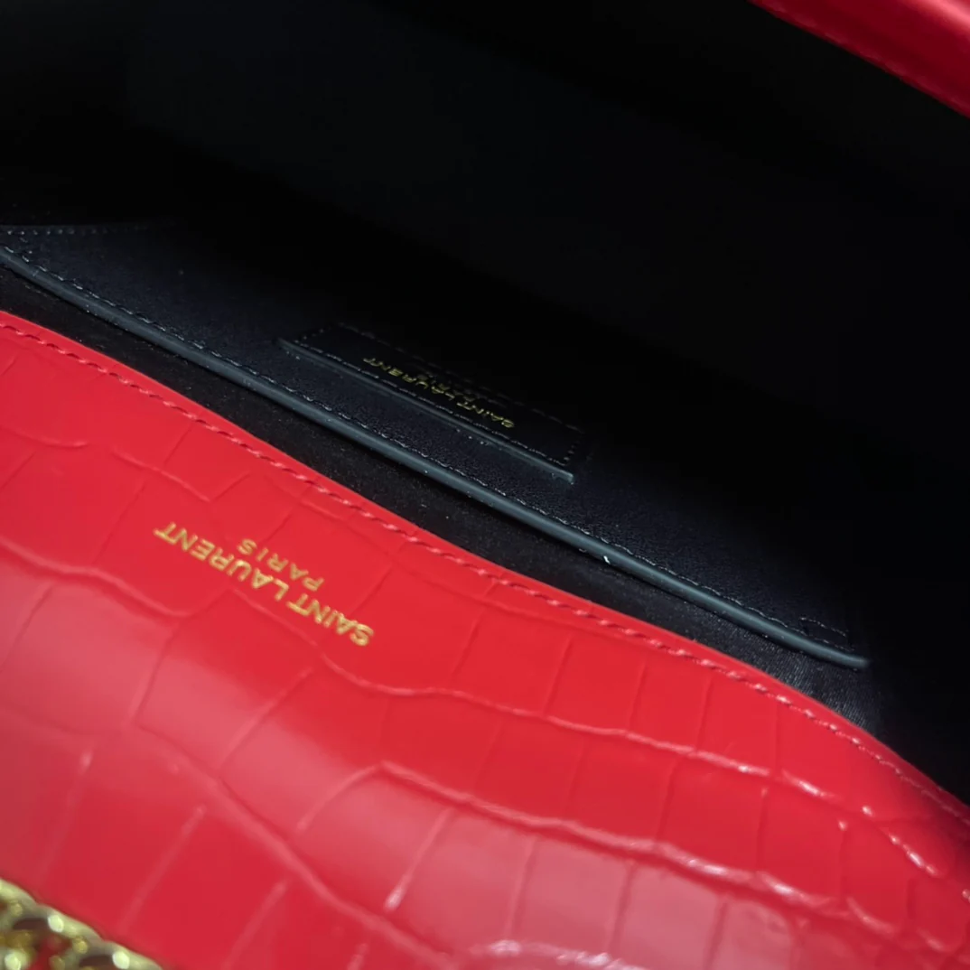 Сумка YSL Kate с цепочкой и крокодиловым принтом - Маленькая - 2 шт.