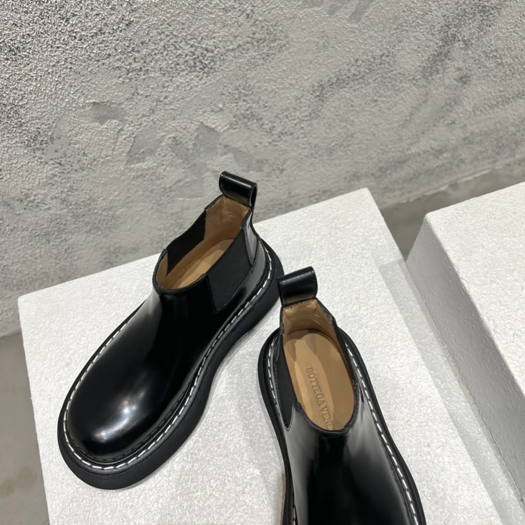 BV-22ss - Британские ретро-ботинки с низким голенищем - Унисекс - Черные