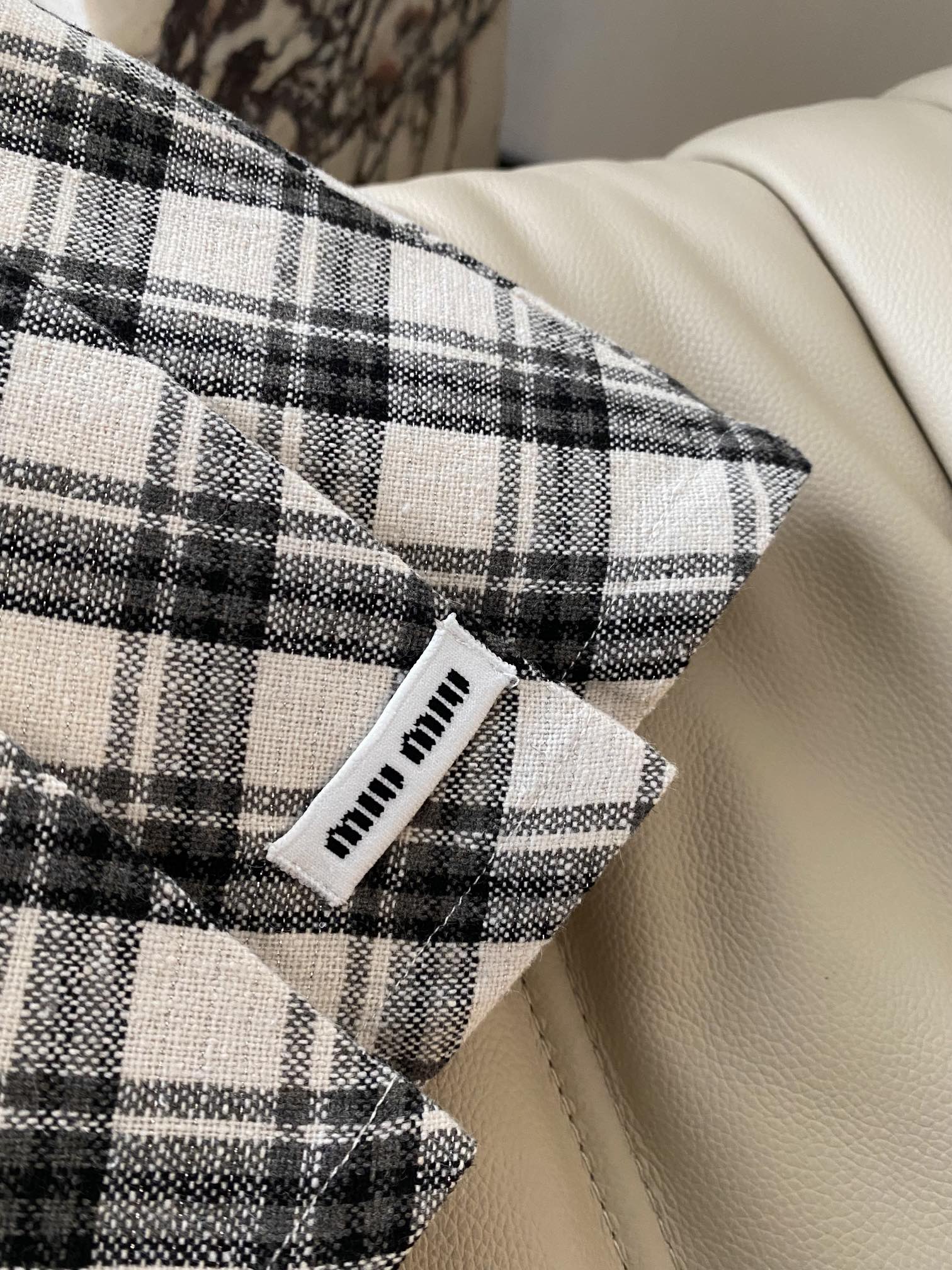 Miu Miu - 2404 - 24ss Весна/Лето Miu - Мини-юбка в клетку