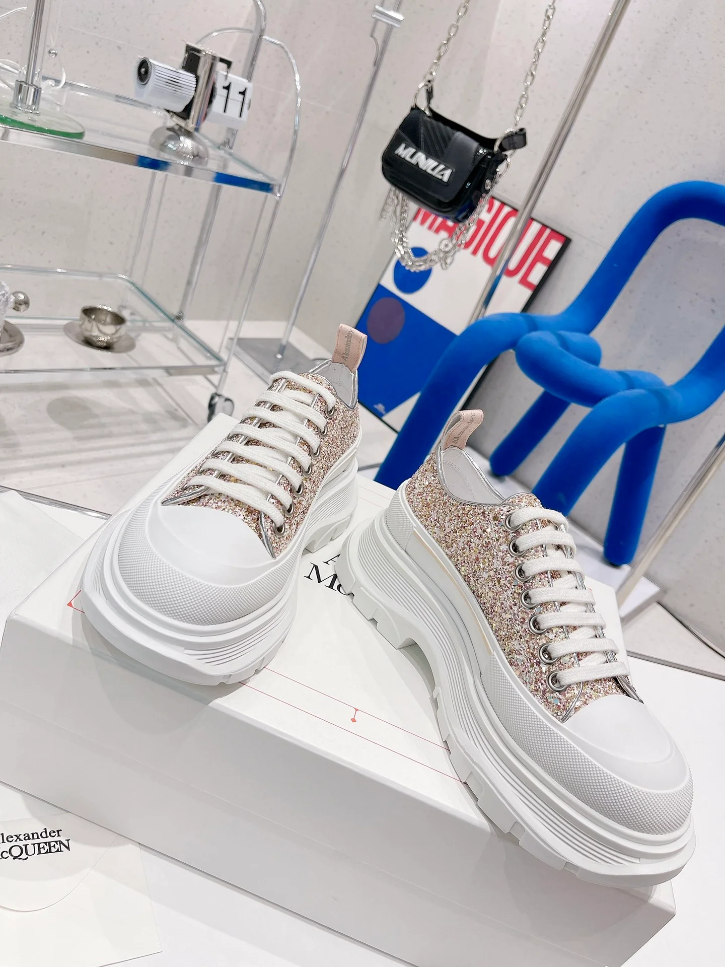 Кед на платформе McQueen - 5