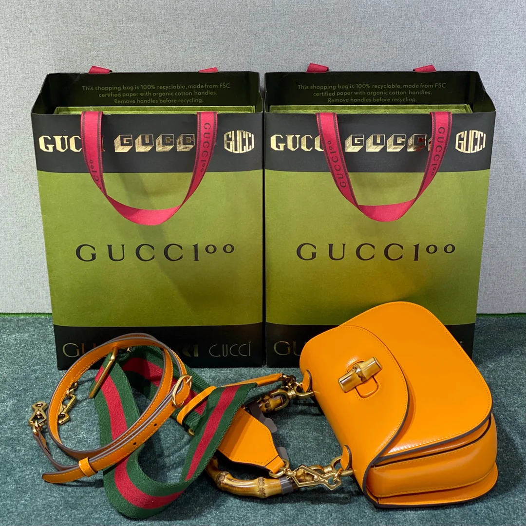 Коллекция ретро-сумок Gucci из бамбука - 4