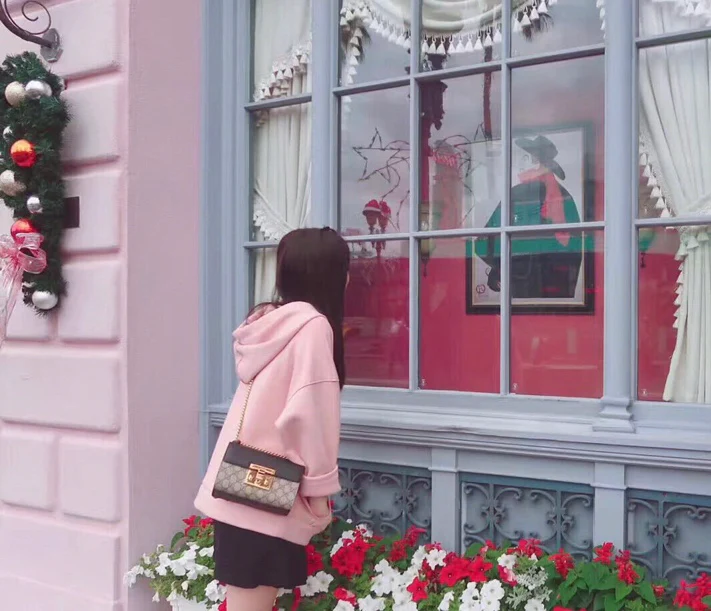 Замок Gucci - Маленький квадратный замок - 20-13-8 см-2