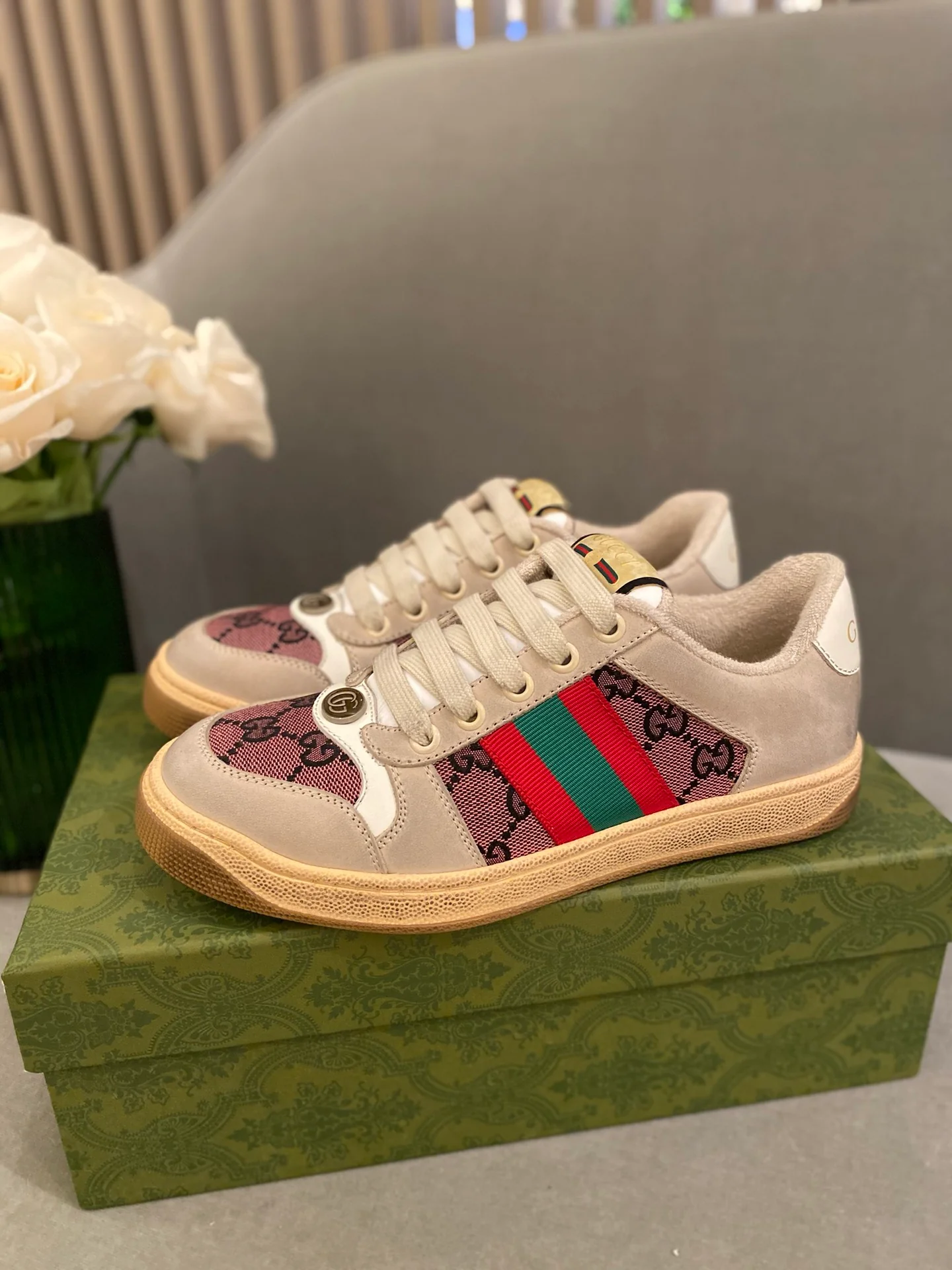 Gucci - Грязные туфли - Кроссовки - 4