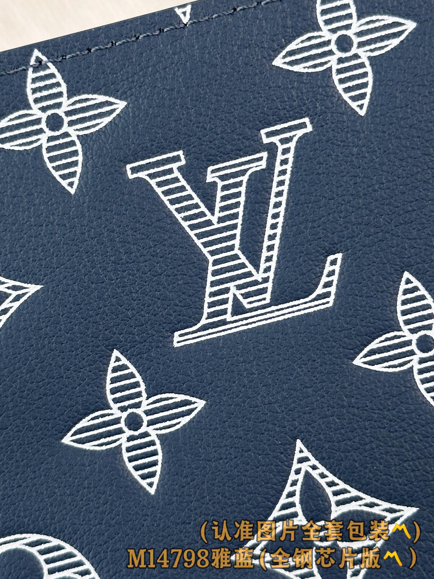 LV-m14798-Обложка для паспорта-Элегантный синий