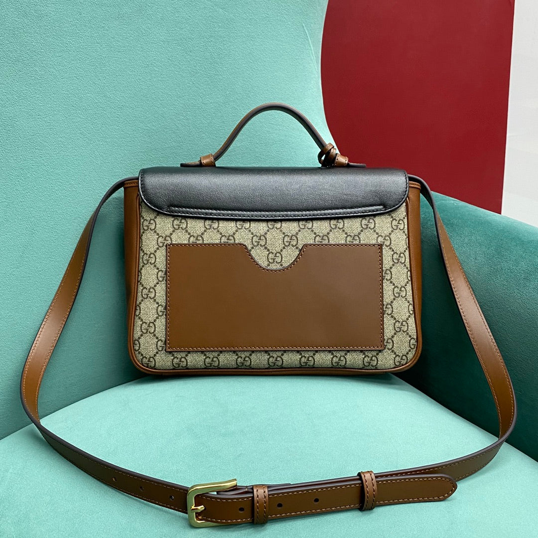 Сумка-мессенджер Gucci с замком (большая)