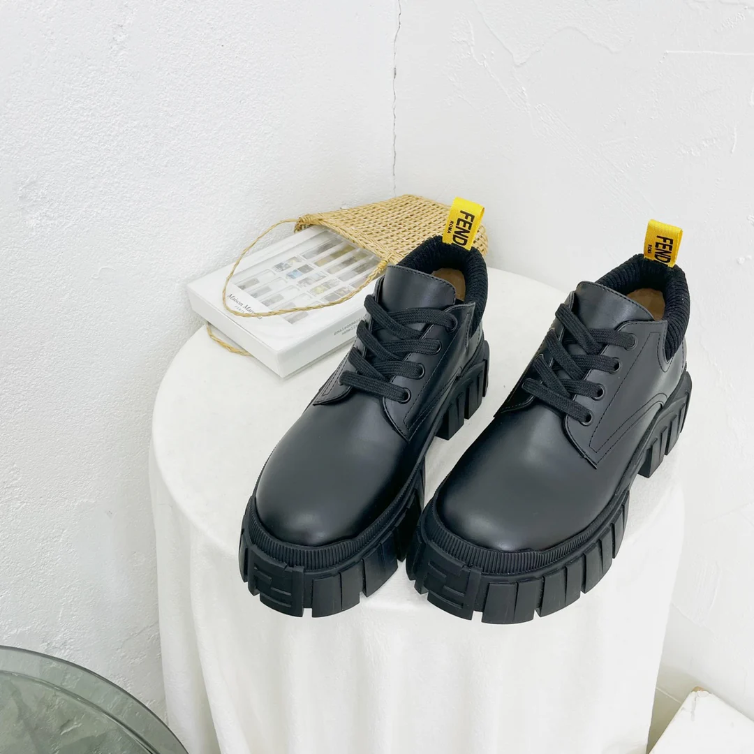 Туфли на платформе Fendi - черные