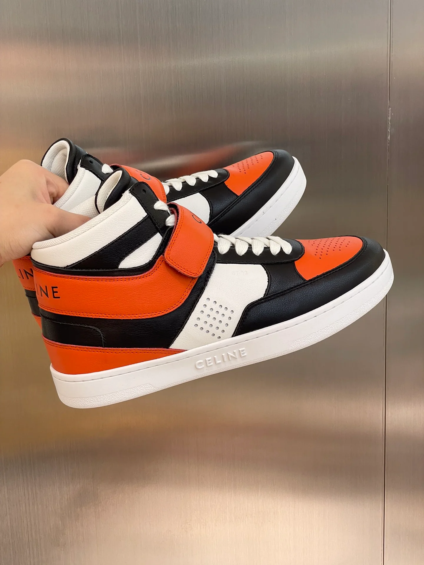 Обувь Celine - Celine - Высокие кеды - Сочетание цветов - Повседневная обувь