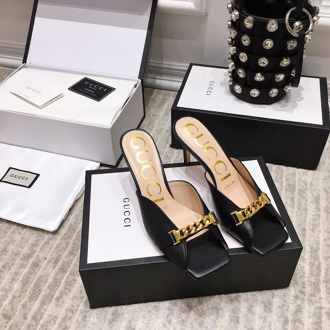 Gucci - Сандалии на шпильке - 1