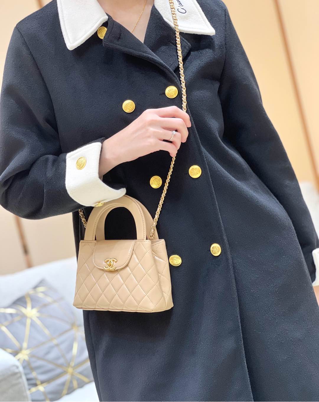 Chanel 25c Kelly - Абрикосовый