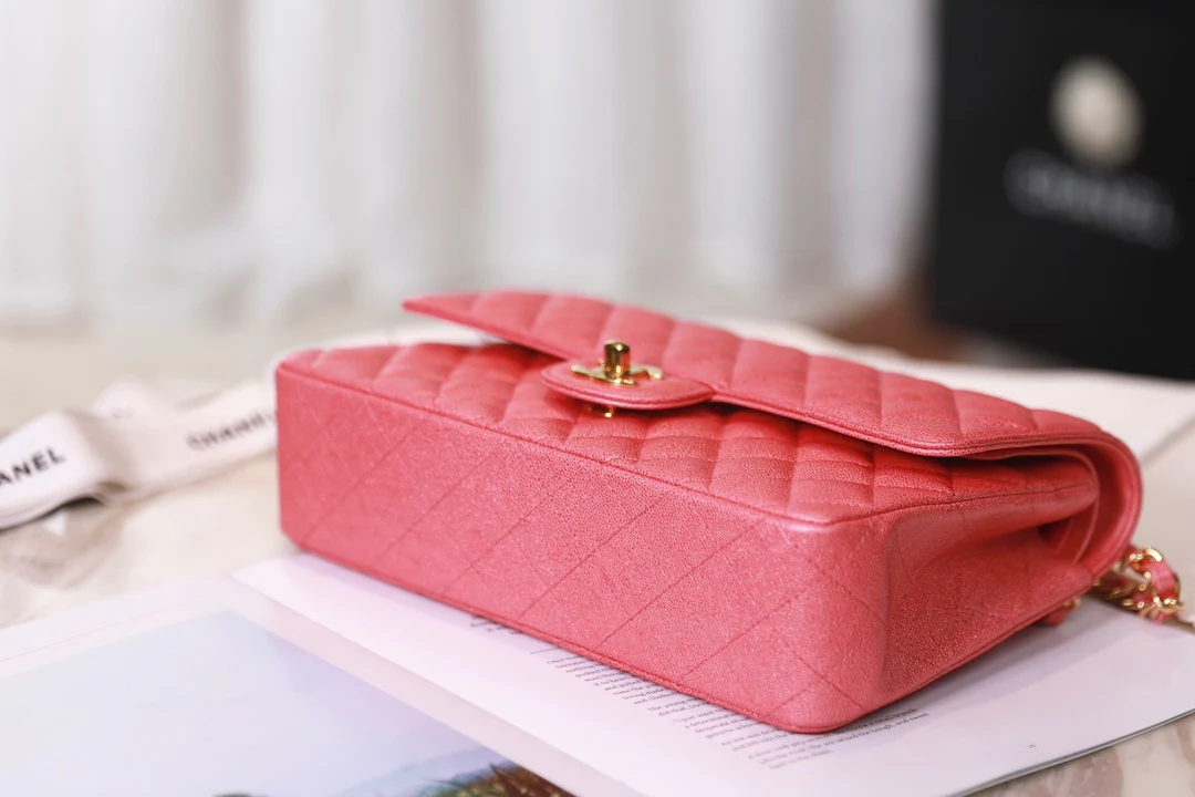 Сумка Chanel Spring/Summer 2019 Ant Pattern CF с фурнитурой из перламутрового розового золота - 25 см