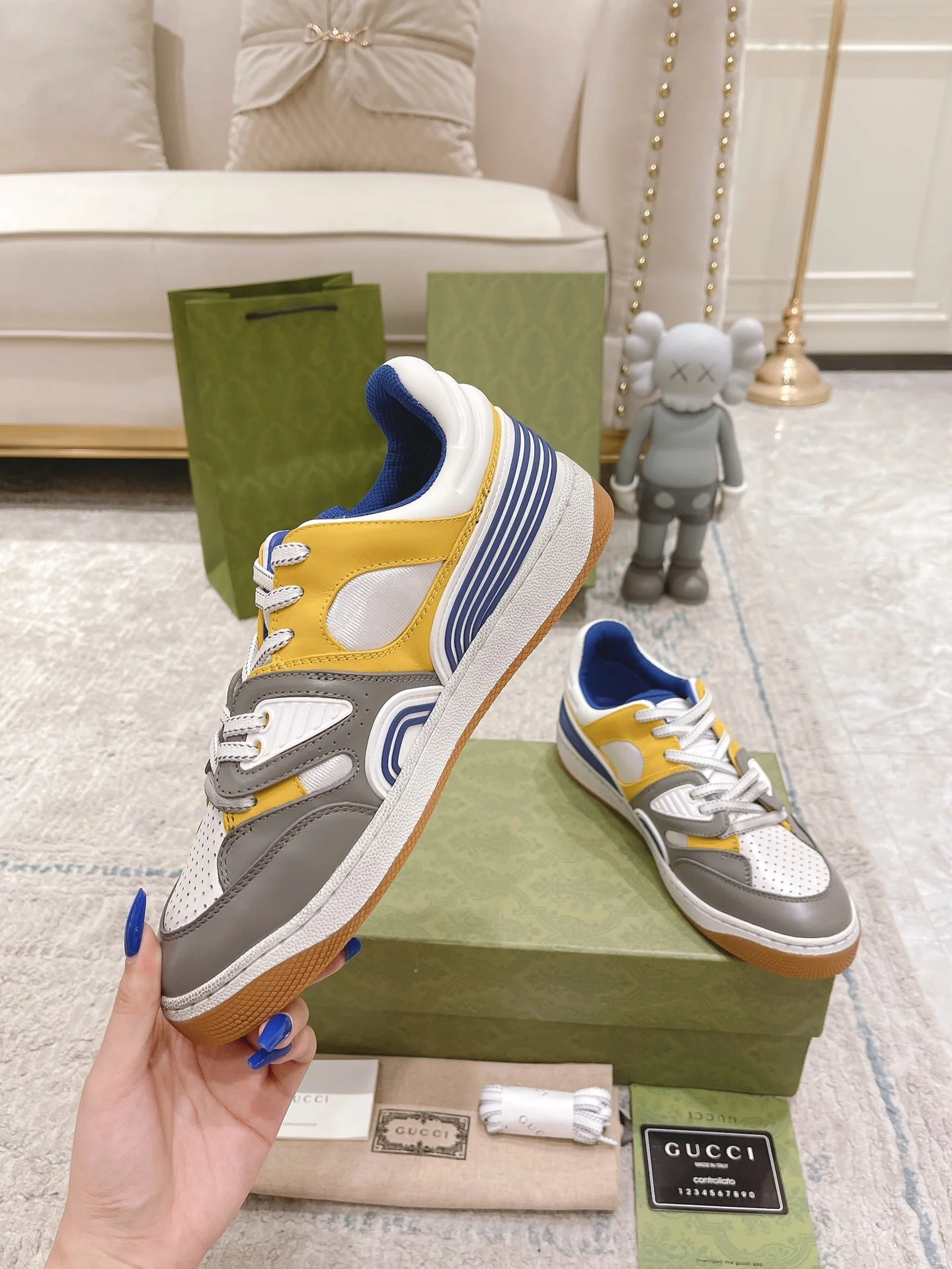 Коллекция Gucci с Недели моды в Милане 2022 — Корзина — Серия кроссовок — Парный стиль — 1