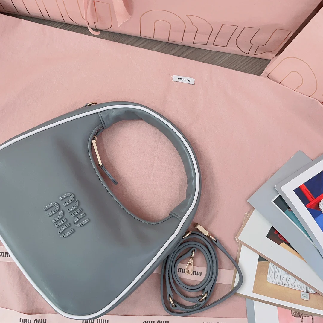 Сумка Miu Miu 5bc125 miuwander - сине-серый